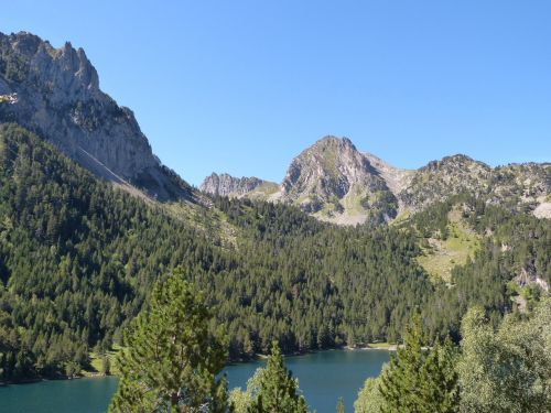 mountain lake pyrenees