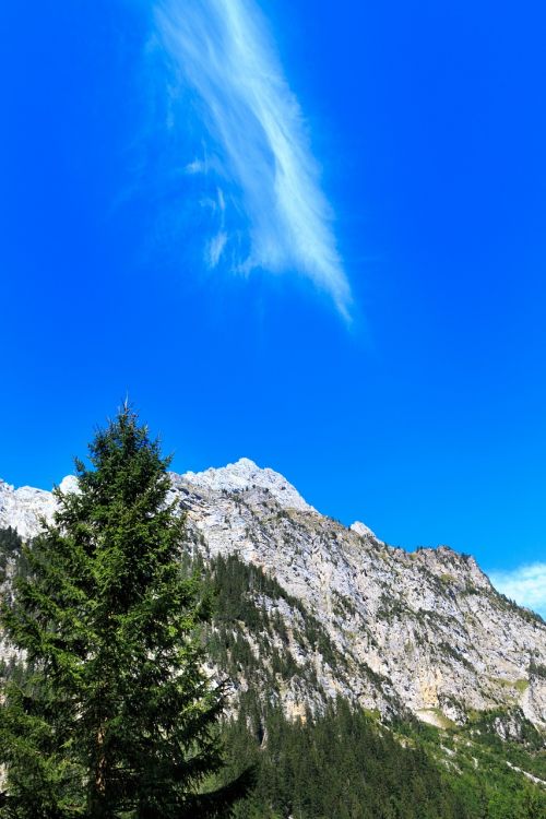 mountain sky clouds