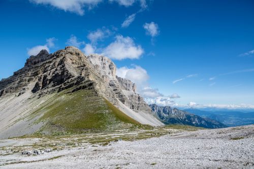 mountain sky blue