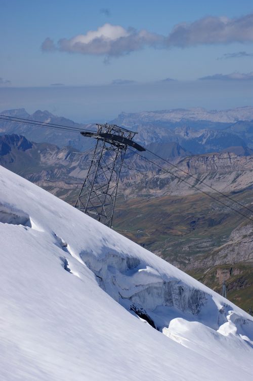 mountain snow view