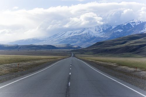 mountain altai russia road