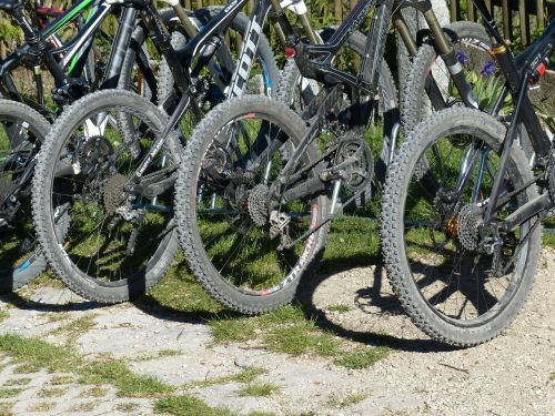 mountain bikes wheels mature