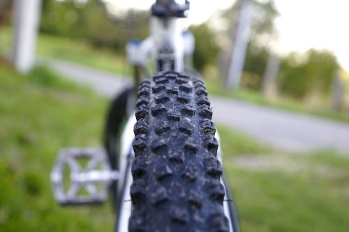 mountain biking tire wheel