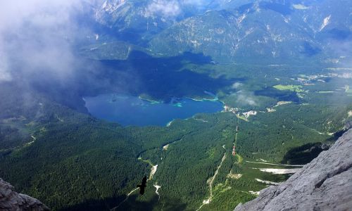 mountain hiking holiday lake