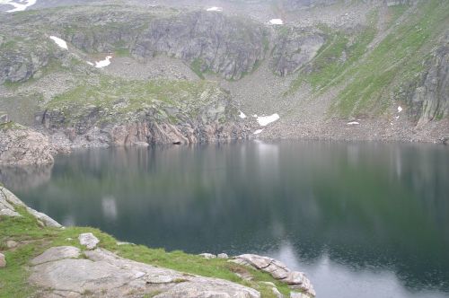 mountain lake dolomites south tyrol
