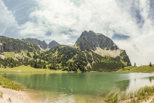 mountain lake alpine water