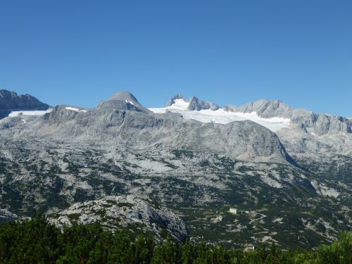 mountain landscape austria dachstein