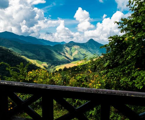 mountain landscape mountains north thailand