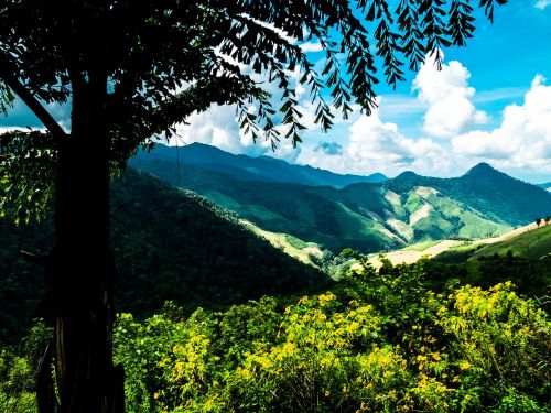 mountain landscape mountains north thailand