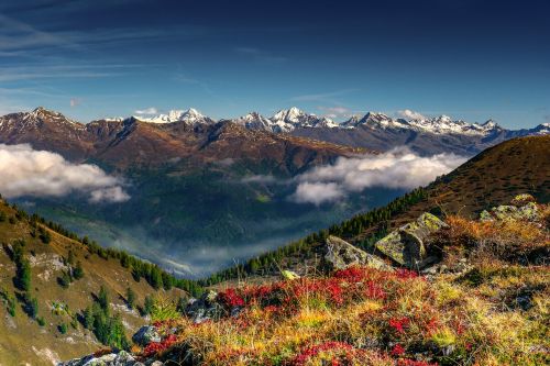 mountain landscape alpine austria