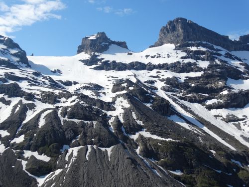 mountain landscape mountain summit snow mountains