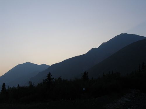 mountain landscape landscape alaska