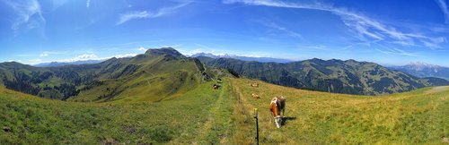 mountain panorama  alpine  nature