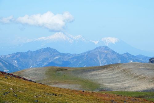 mountain plateau volcano mountains