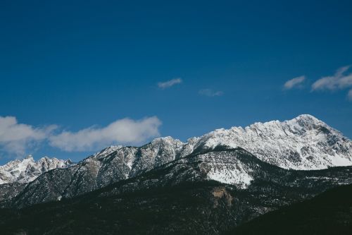 mountain range ridge mountains