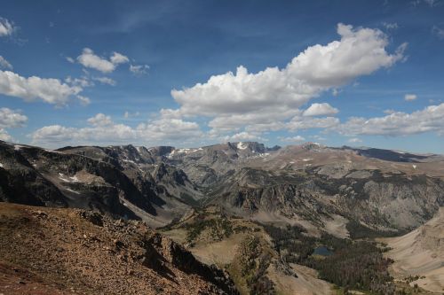 mountain range view panorama