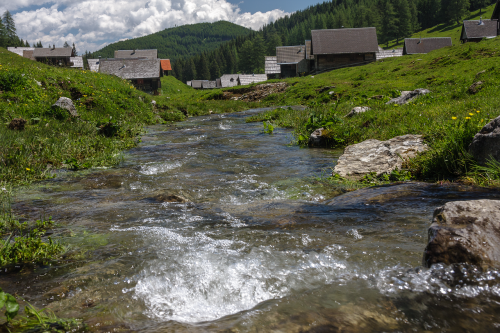 mountain stream alm carinthia