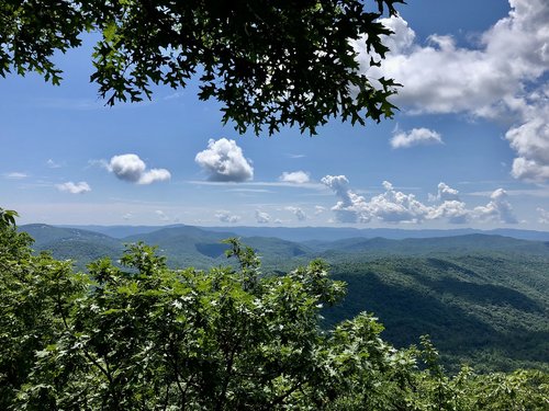 mountain view  clouds  horizon