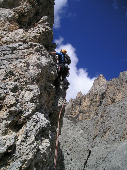 mountaineer alpine climbing bergsport