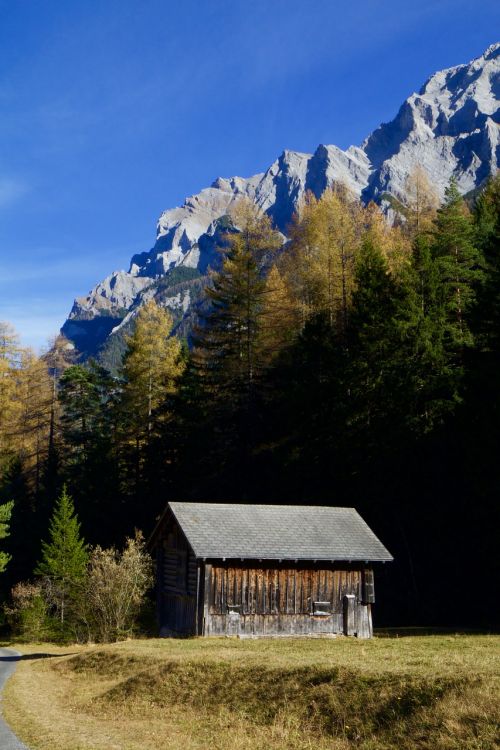 mountains alpine autumn