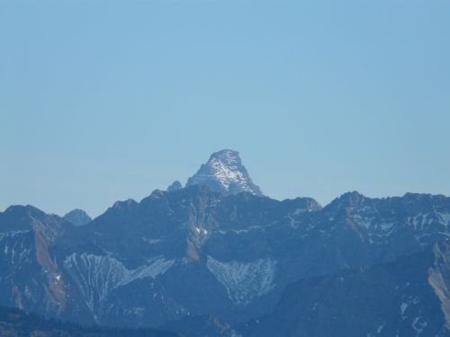 mountains panorama hochvogel