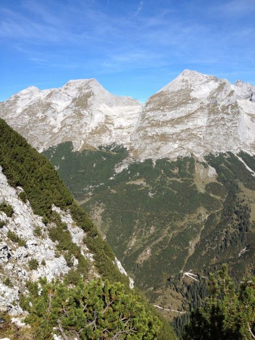 mountains hiking karwendel
