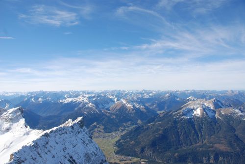 zugspitze outlook mountains