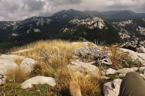 mountains rocks landscape