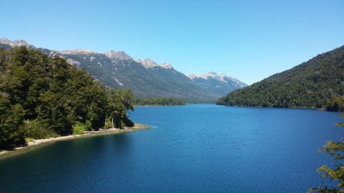 mountains lake view