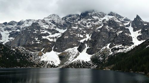 mountains tatry morskie oko