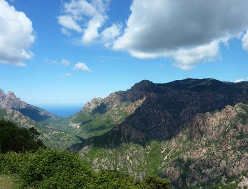 corsica mountains mountain range