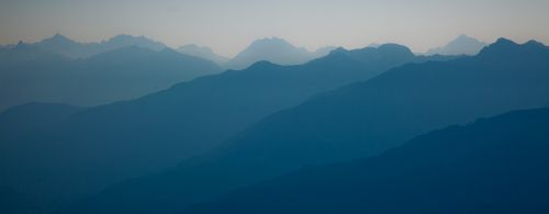 mountains peaks landscape