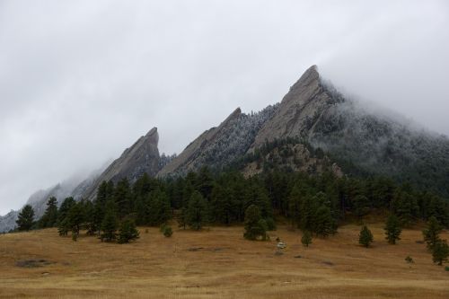 mountains misty colorado