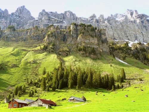 mountains nature switzerland