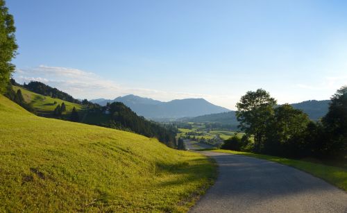 mountains allgäu sky