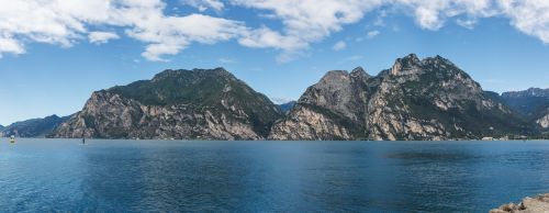 mountains lake garda