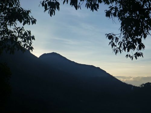 mountains scenery sky