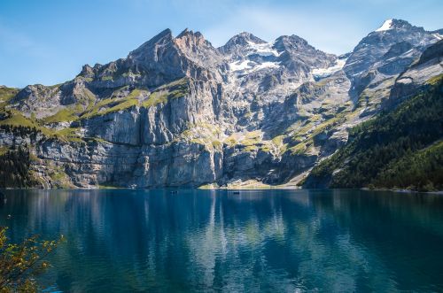 mountains lake bergsee