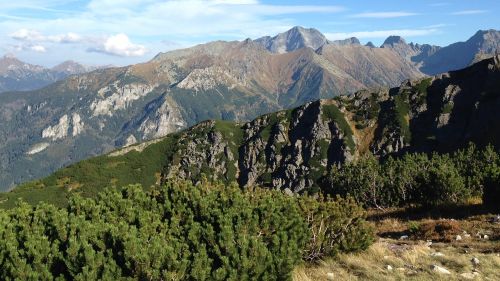 mountains trail tatry