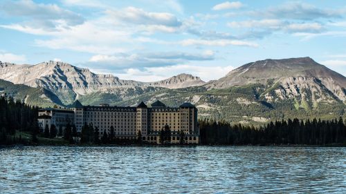 mountains hotel lake louise