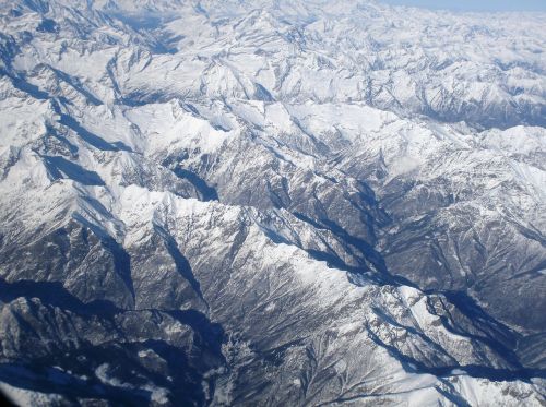 mountains snow italy