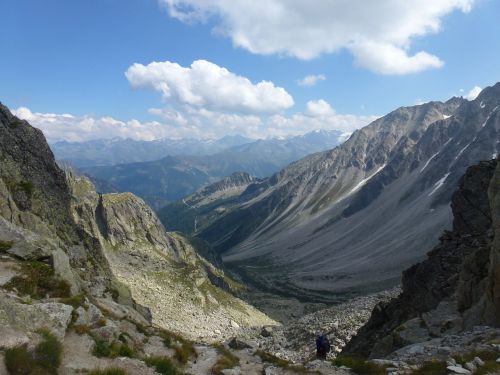 mountains sky alpine