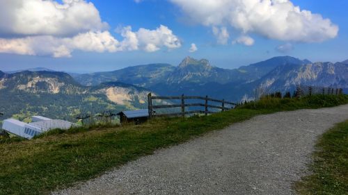 mountains alpine landscape