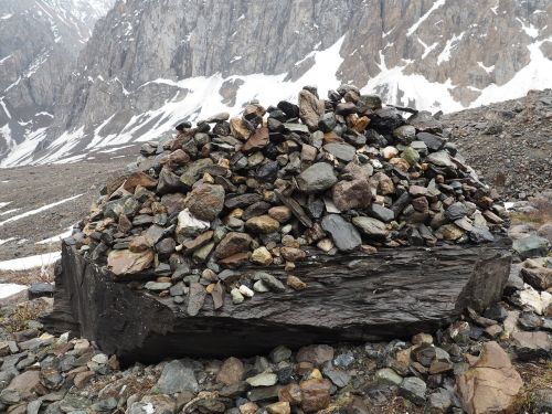 mountains altai stones