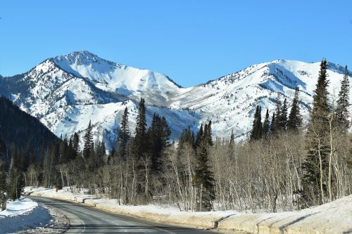 mountains snow snow mountain