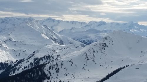 mountains snow winter