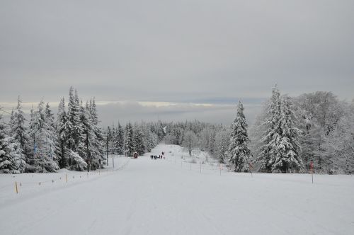 mountains winter snow