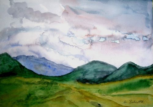 mountains painting image