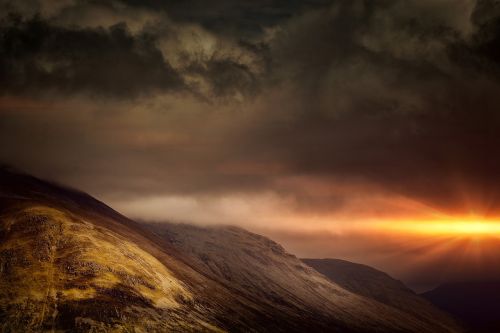 mountains mood landscape