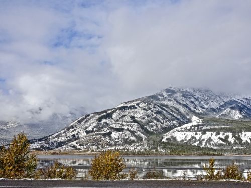 mountains snow rockies